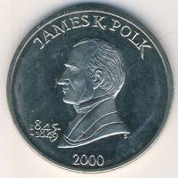 () Монета Либерия 2000 год 5 долларов ""   AU