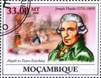 (№2009-3396) Марка Мозамбик 2009 год "200-летию Иосифа Haydn17321809", Гашеная