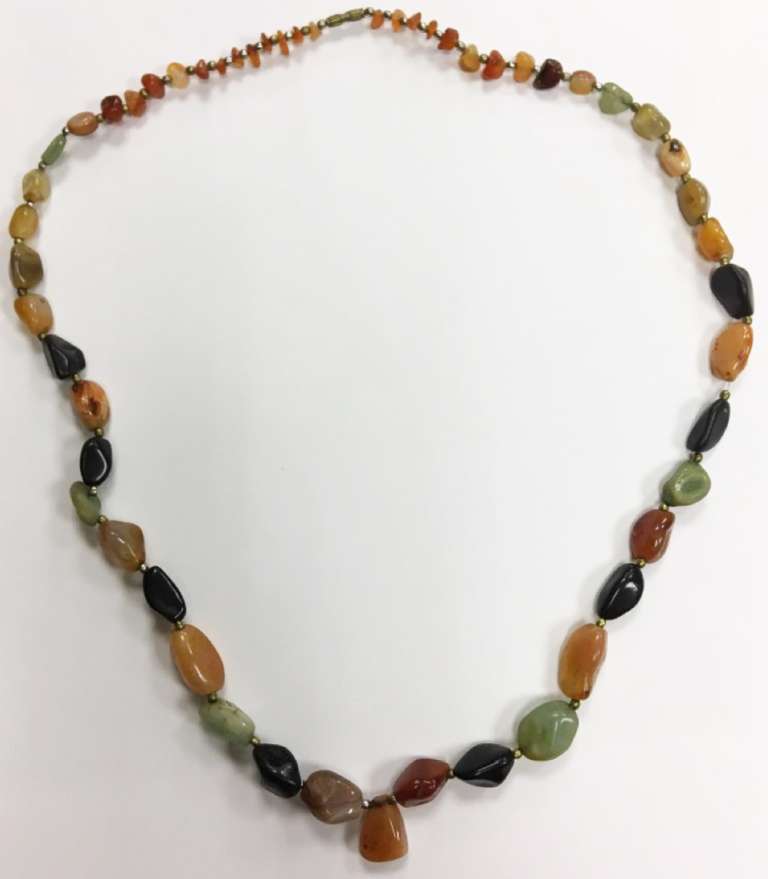 Бусы, сердолик, агат (сост. на фото)