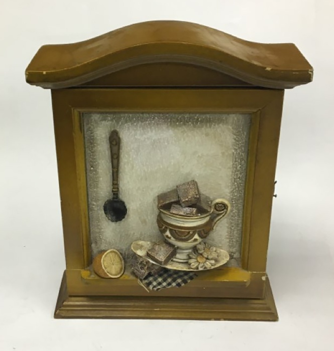 Ключница настенная, дерево (сост. на фото)