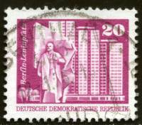 (1973-056) Марка Германия (ГДР) "В. Ленин"    Памятники ГДР II Θ