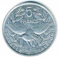 (№1983km16) Монета Новая Каледония 1983 год 5 Francs