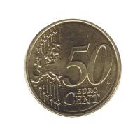(2015) Монета Литва 2015 год 50 центов   Биметалл  XF