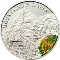 (№2010km300) Монета Палау 2010 год 5 Dollars (МТ. Эйгер)
