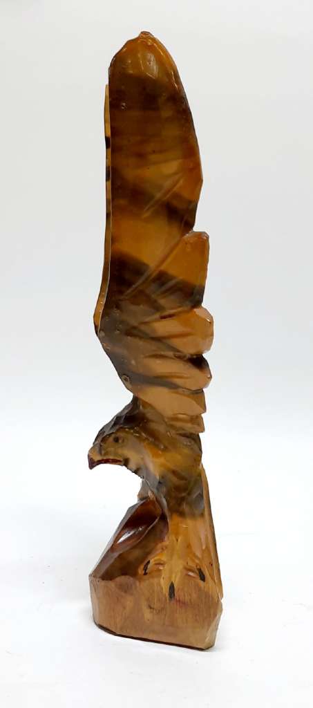 Деревянная скульптура &quot;Орёл&quot;, высота 29 см., (сост. на фото)