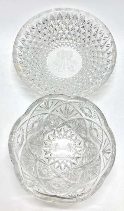 Салатники, хрусталь, СССР, 2 шт