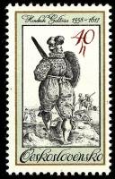 (1983-048) Марка Чехословакия "Воин с мечом и щитом"    Старые костюмы I Θ