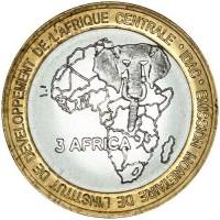 (№2005) Монета Чад 2005 год 4,500 CFA Francs (3 Африка)