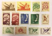 (--) Набор марок Китай "13 шт."  Гашёные  , III Θ