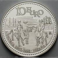 () Монета Испания 2002 год 10 евро ""  Биметалл (Серебро - Ниобиум)  PROOF
