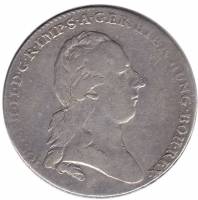  Монета Австро-Венгрия 1789 год        VF