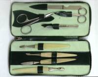Маникюрный набор в чехле, 21*9 см., СССР (сост. на фото)