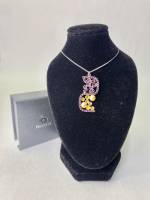 Подвеска на цепочке Preciosa хрусталь Чехия в подарочной коробке 