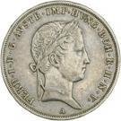 (№1837km2225) Монета Австрия 1837 год frac12; Thaler