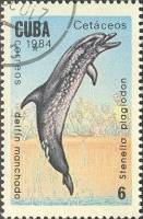 (1984-016) Марка Куба "Пятнистый дельфин"    Киты и дельфины III Θ