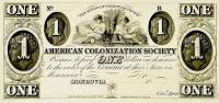 (№1840P-S102) Банкнота Либерия 1840 год "1 Dollar"