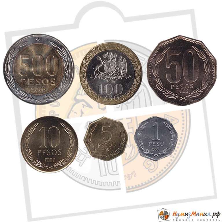 () Монета Чили 1999 год &quot;&quot;   UNC