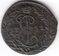 (1788, КМ) Монета Россия-Финдяндия 1788 год 1/2 копейки   Деньга Медь  VF