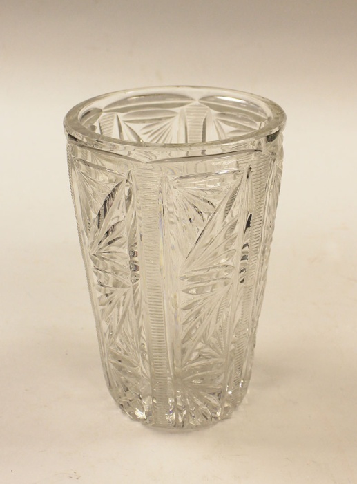 Ваза для букетов "Пальма", стекло (состояние на фото)