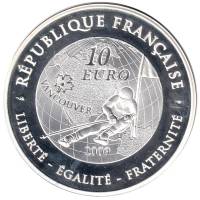 () Монета Франция 2009 год 10 евро ""   Серебро (Ag)  UNC
