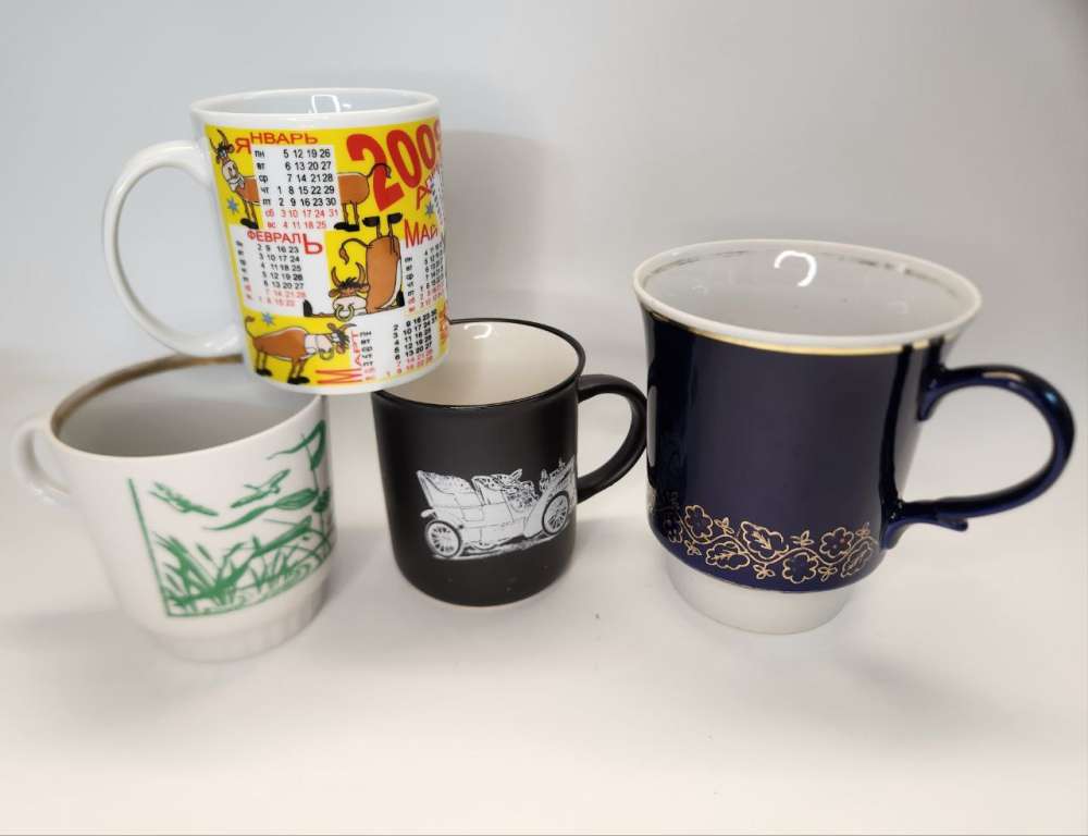 Кружки чашки чайные разные 11 шт 