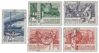 (1967-117-121) Серия Набор марок (5 шт) СССР    Социалистическое строительство II Θ