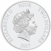 () Монета Остров Ниуэ 2017 год 2  ""    AU