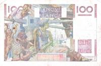 (№1947P-128b.1) Банкнота Франция 1947 год "100 Francs" (Подписи: P)
