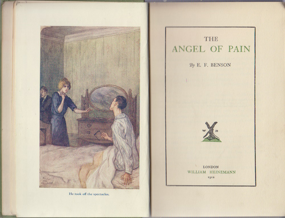 Книга &quot;The angel of pain&quot; 1912 E. Benson Лондон Твёрдая обл. 340 с. Без илл.