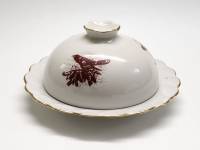 Масленка паштетница глухарь тетерев ЛОЗ керамика