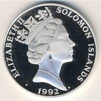 () Монета Соломоновы Острова 1992 год 10  ""    AU