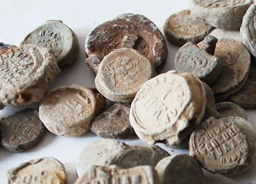 Коллекция почтовых пломб, 108 штук 