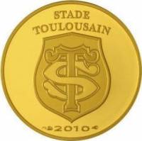 (№2010km1721) Монета Франция 2010 год 50 Euro (Тулон Регбийный Клуб)