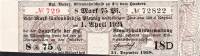(№1924) Банкнота Германия 1924 год "8.75 Mark"