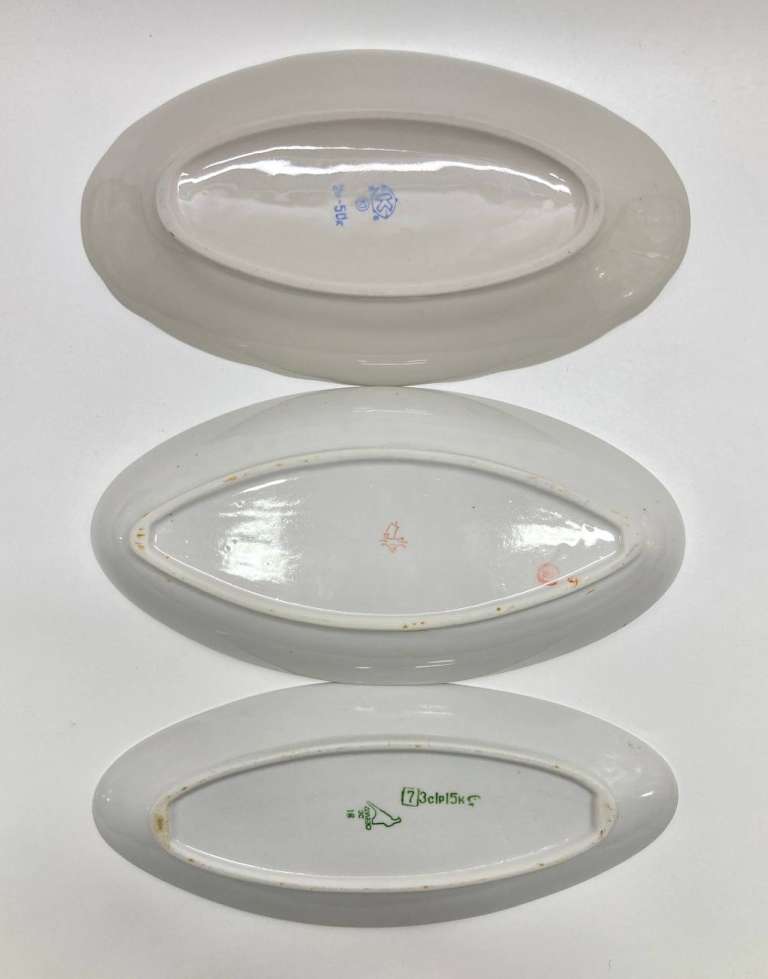 Селёдочницы 3 шт, Коростень, Дулёво, Пролетарий, СССР