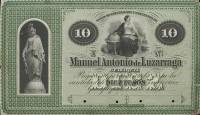 (№1800P-S115) Банкнота Эквадор 1800 год "10 Pesos"