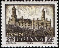 (1960-067) Марка Польша "Легница"   Исторические города №2 III Θ