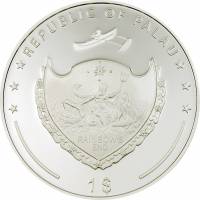 (№2007km116) Монета Палау 2007 год 1 Dollar (Папа Иоанн Павел II без регистрации на сайте)