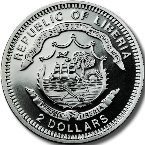 (№2011km1004) Монета Либерия 2011 год 2 Dollars (Лошадка-Качалка)