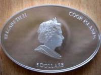 () Монета Острова Кука 2008 год 5 долларов ""   AU