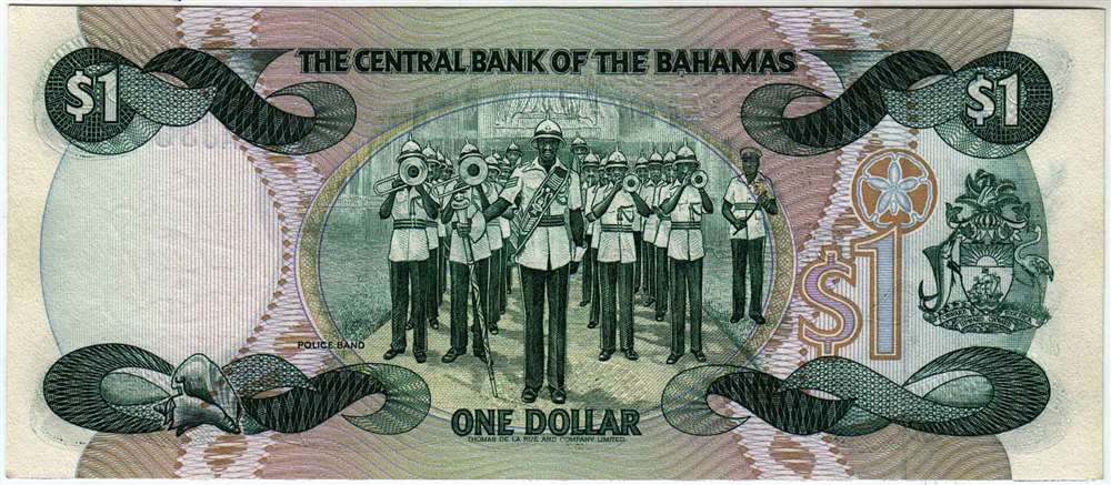 () Банкнота Багамские острова 1974 год 1  &quot;&quot;   UNC