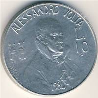 () Монета Сан-Марино 1984 год 10  ""   Алюминий  UNC
