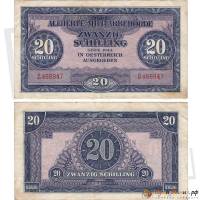 () Банкнота Австрия 1944 год 20  ""   VF