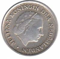 () Монета Ниделандские Антильские острова 1959 год   ""   Серебро (Ag)  XF