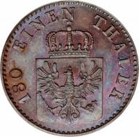 () Монета Германия (Империя) 1846 год 2  ""   Медь  UNC