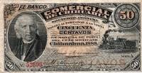 (№1889P-S125) Банкнота Мексика 1889 год "50 Centavos"