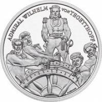 (005) Монета Австрия 2004 год 20 евро "С.М.С. Максимилиан Фердинанд" 1. Ag 900, 20 г Серебро Ag 900 