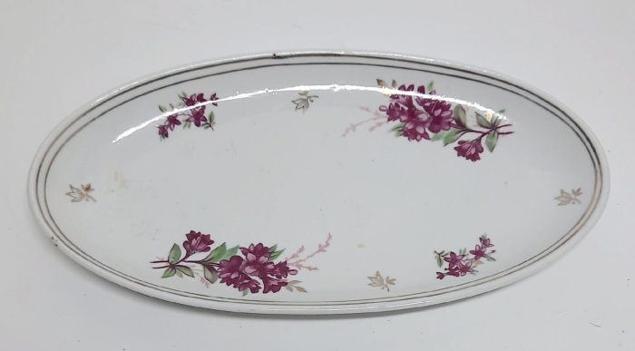 Селёдочница, фарфор, Дулево, 25*13см., СССР (сост. на фото)