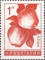 (1965-042) Марка Болгария "Яблоки"   Фрукты I O