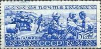1933-23 Марка СССР Таджики (рисунок 48х22 мм)  Народы СССР Нороды СССР II O
